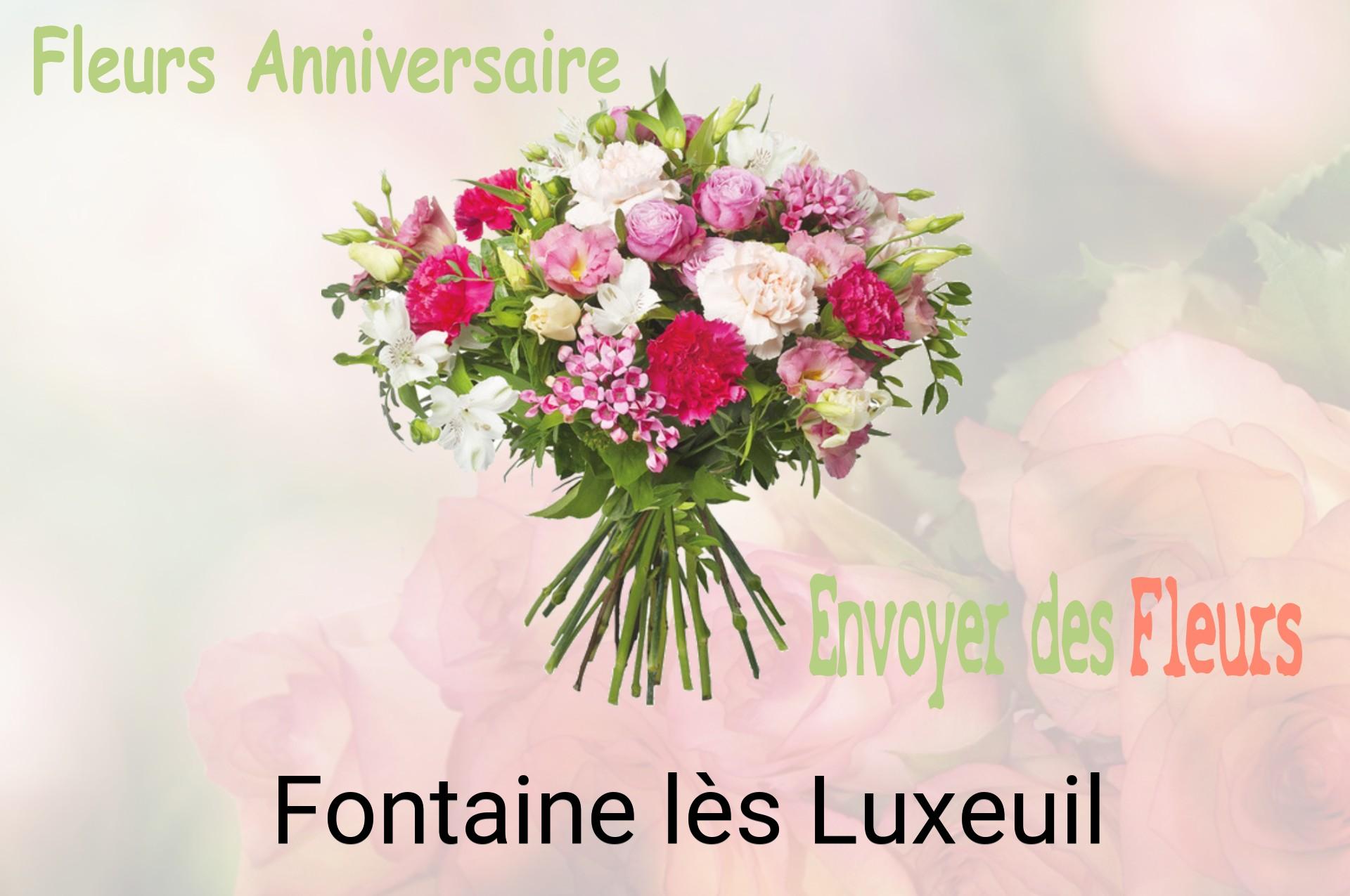 Bouquet de fleurs d’anniversaire livré à Fontaine-lès-Luxeuil